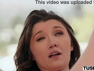 Bratty Brunette Maya Wastes No Time Demanding Deep Anal Pounding
