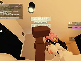 roblox slut rides rough bbc till ass drips cum