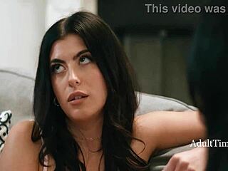 Step mom melts under skilled tongue convincing licks