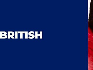 A british emo college student with tattoos gets tied up teased to denied orgasm in lingerie