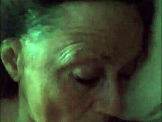 mature brunette milf candi annie wakes craving her husband's morning cum facial swallow closeup