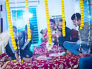 what if a beautiful indian wife shares her first suhagarat gangbang with four husbands