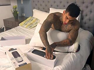 Hey stepmom left that gift for stepdad but I ended up pounding her big tattooed ass instead