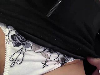 Petite Japanese Teen's Massive Natural Tits Drowned In Cum During First Uncensored Blowbang Bukkake Facial!