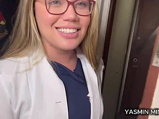 dr yasmin mineira's huge fat latina tits and tattooed big ass get massaged by patient then cowgirl riding orgasm in group swingers 😏🍑