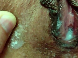 Young stud makes 60yo brazilian milf squirt and cream from juicy pussy pounding.