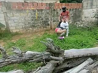 Eager Schoolgirl Craves Secret Suck in Abandoned House