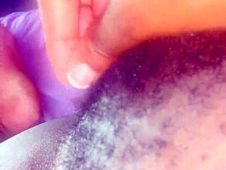 wanna see my bushy hairy black ebony pussy up close? 😍🌿