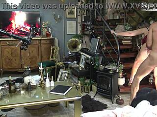 odette delacroix gets face blasted behind scenes by eager client