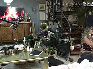 odette delacroix gets face blasted behind scenes by eager client