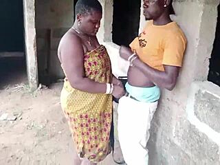 New Electrician Pounds Fat Ass BBW Madam Hard Outdoor Doggystyle!