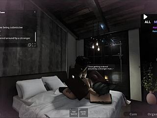another white bitch takes big black cock in roblox condo game