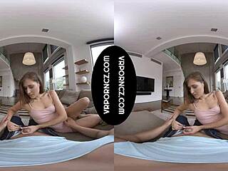 vr with sexy tattooed czech brunette mina giving hot pov blowjob 😘
