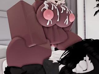 Fucking Super Hot Furry Girl Doggy Style In Roblox.