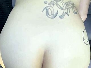 busty petite hooker with lip ring sucks cock then rides bareback in public til creampie surprise