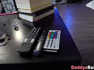 stepdaughter sneaks in and turns into total cock sucking slut for daddy