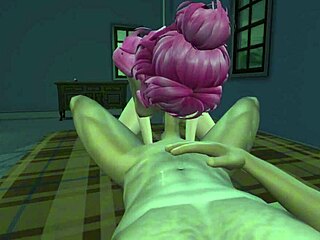 WOW! Pink Haired Girl Joins POV Threesome Fun with Blowjobs and Doggystyle?