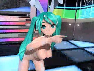 hatsune miku vocaloid nude mod rocks full bunny costume goddess vibes