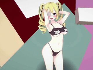 koikatsu arisu oc performs rhythmic phut hon dance sequence