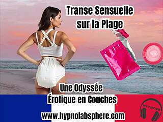 french diaper lover falls into sensual hypno trance on beach crossdressing odyssey