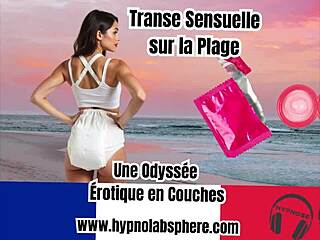 french diaper lover falls into sensual hypno trance on beach crossdressing odyssey