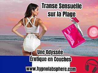 french diaper lover falls into sensual hypno trance on beach crossdressing odyssey