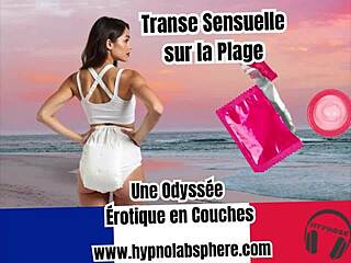 french diaper lover falls into sensual hypno trance on beach crossdressing odyssey