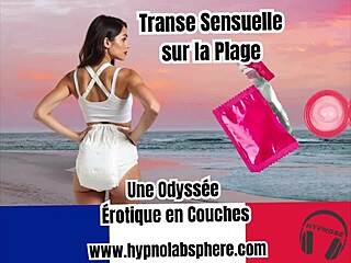 french diaper lover falls into sensual hypno trance on beach crossdressing odyssey