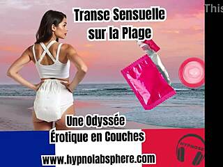 french diaper lover falls into sensual hypno trance on beach crossdressing odyssey