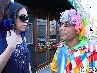 shemale bends for deep anal penetration in cock contest