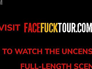 Sexy blonde college babe big tits slurp huge cock pov