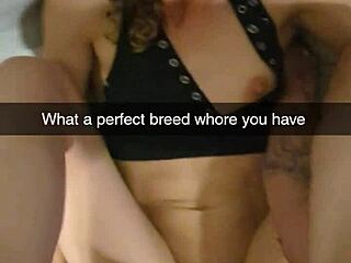 Wife, why beg for my huge cock creampie on Snapchat like a cheating submissive whore?!