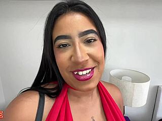 Fogosa Brazilian Morena Casada Fucks Young Stud with Cuckold Hubby Watching Closeup Licking and Missionary