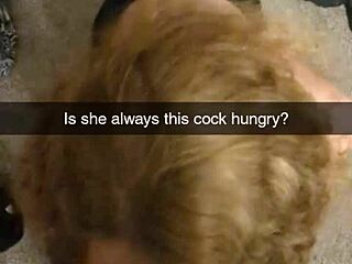 Wife, why beg for my huge cock creampie on Snapchat like a cheating submissive whore?!