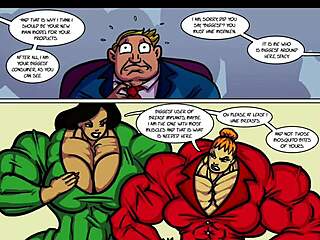 Stacy Challenges Carla in Intense Female Muscle Growth Competition
