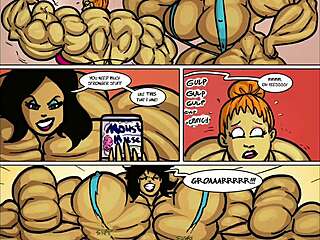 Stacy Challenges Carla in Intense Female Muscle Growth Competition