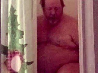 Shower Tease After Cleaning Lady's Vacuum Cock Play