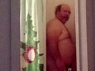 Shower Tease After Cleaning Lady's Vacuum Cock Play