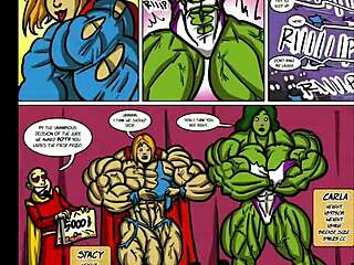 Stacy Challenges Carla in Intense Female Muscle Growth Competition