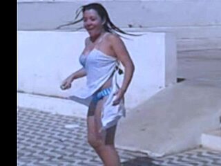 brazilian lesbian strips and clothes rip off her hot body