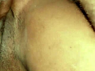 Ebony Wife's Wet Pussy Quick Cum Massage Cheating Fuck