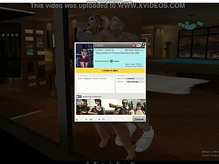 A Married Bride's Secret Imvu Slut Adventure with Big Black Cock