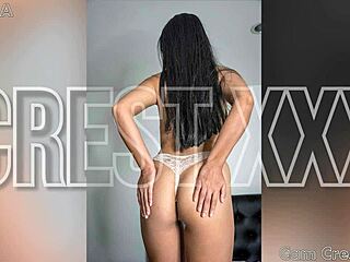 Nanie Rips Off Thong! Spits on tight pussy ass for your goddess domination tease