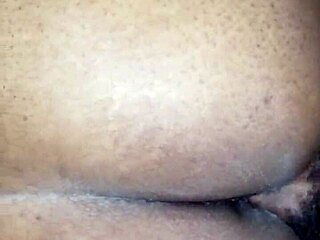 Ebony Wife's Wet Pussy Quick Cum Massage Cheating Fuck