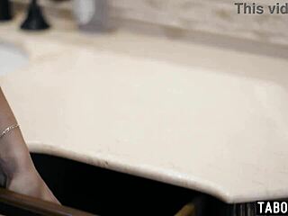 Naughty Blonde Stepmom Rachael Sneaks In for Secret Son Play