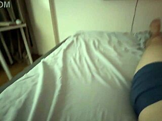 stepmom shares hotel bed with stepson 😈 viagra sparks rough taboo milf pussy fuck on big cock!!