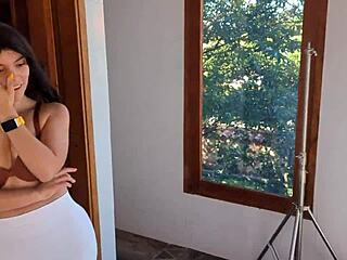 Slutty Neighbor's Big Ass Craves Cock At Her Country House!
