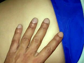 Caught Cute Redhead Bbw Fingering Ass in Shorts Pays with Daddy Sex for Cash