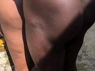 her big natural tits drive me crazy during outdoor anal quickie damn