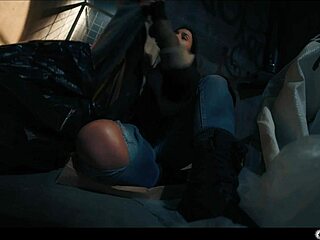 lesbian vampire mistress rips hobo clothes licks feet dominates hard!